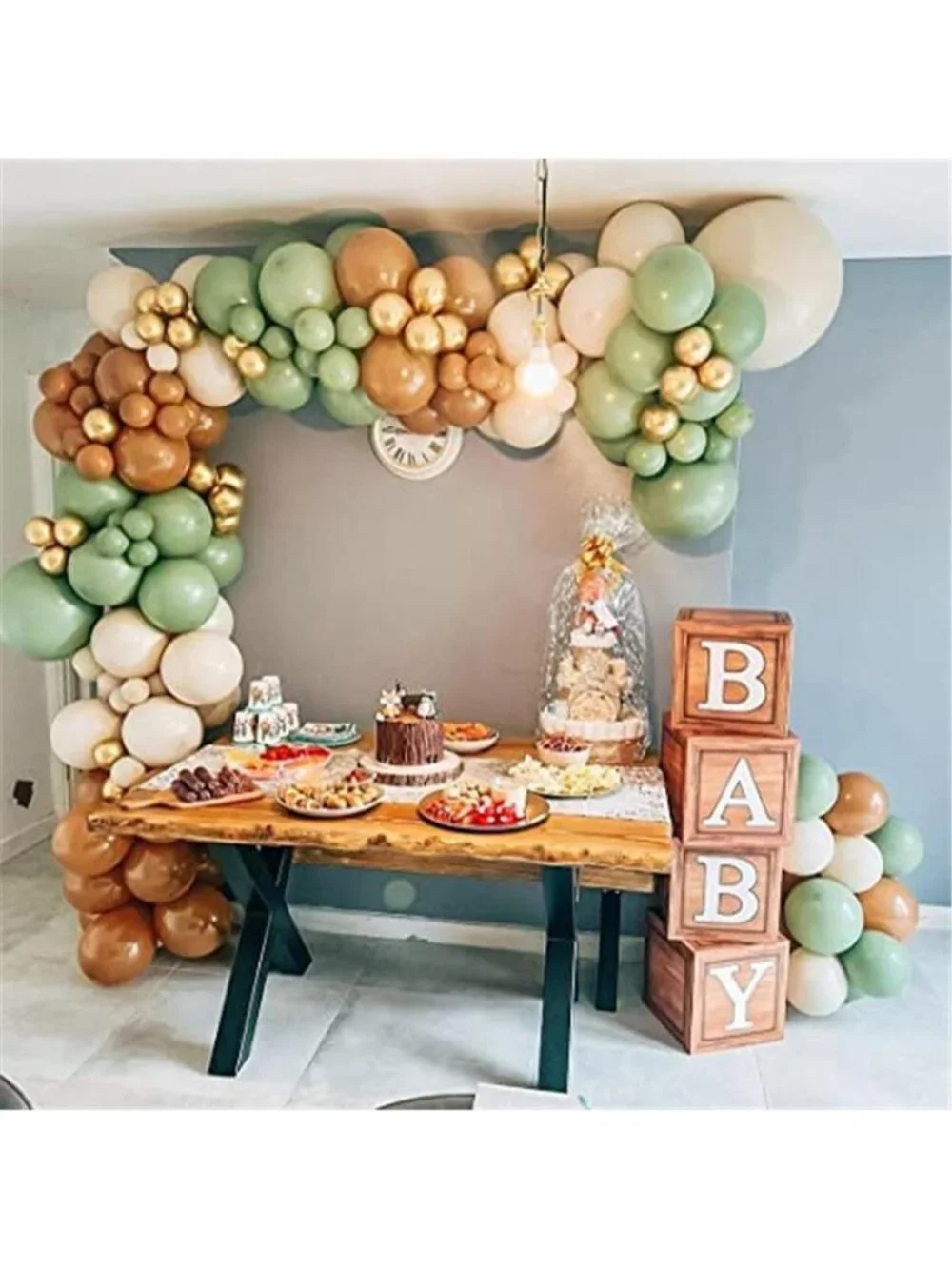 Baby Shower Boxes Teddy Bear Party Decor Baby Blocks Gender Reveal Decor